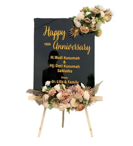 Papan Bunga Akrilik Ringdikit